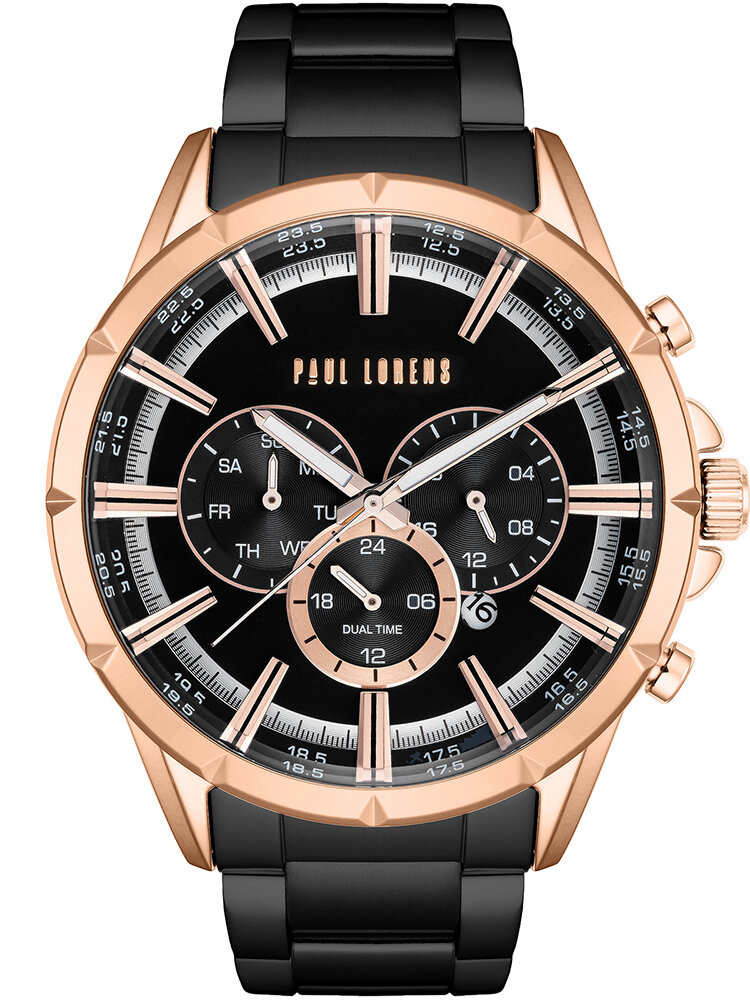 PAUL LORENS MALE WATCH - PL13605B-1A4 (zg359c) + BOX