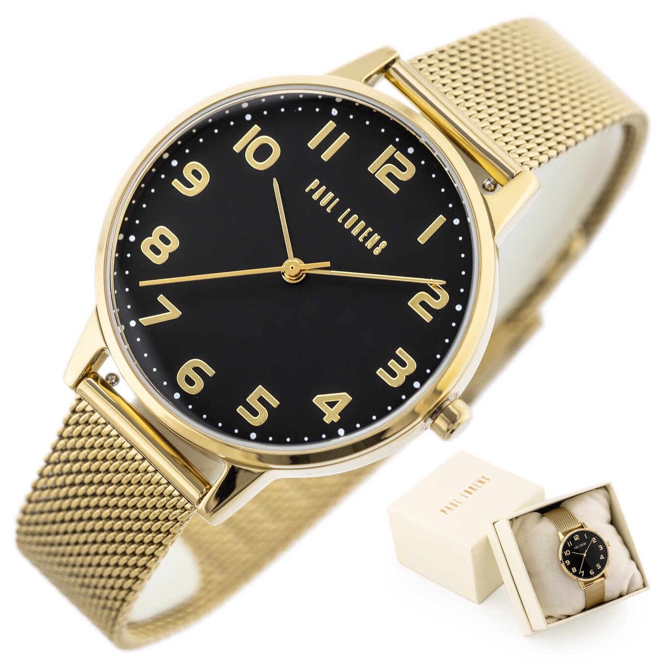 PAUL LORENS WOMEN'S WATCH - PL11715B2-1D1 (zg511c) + BOX