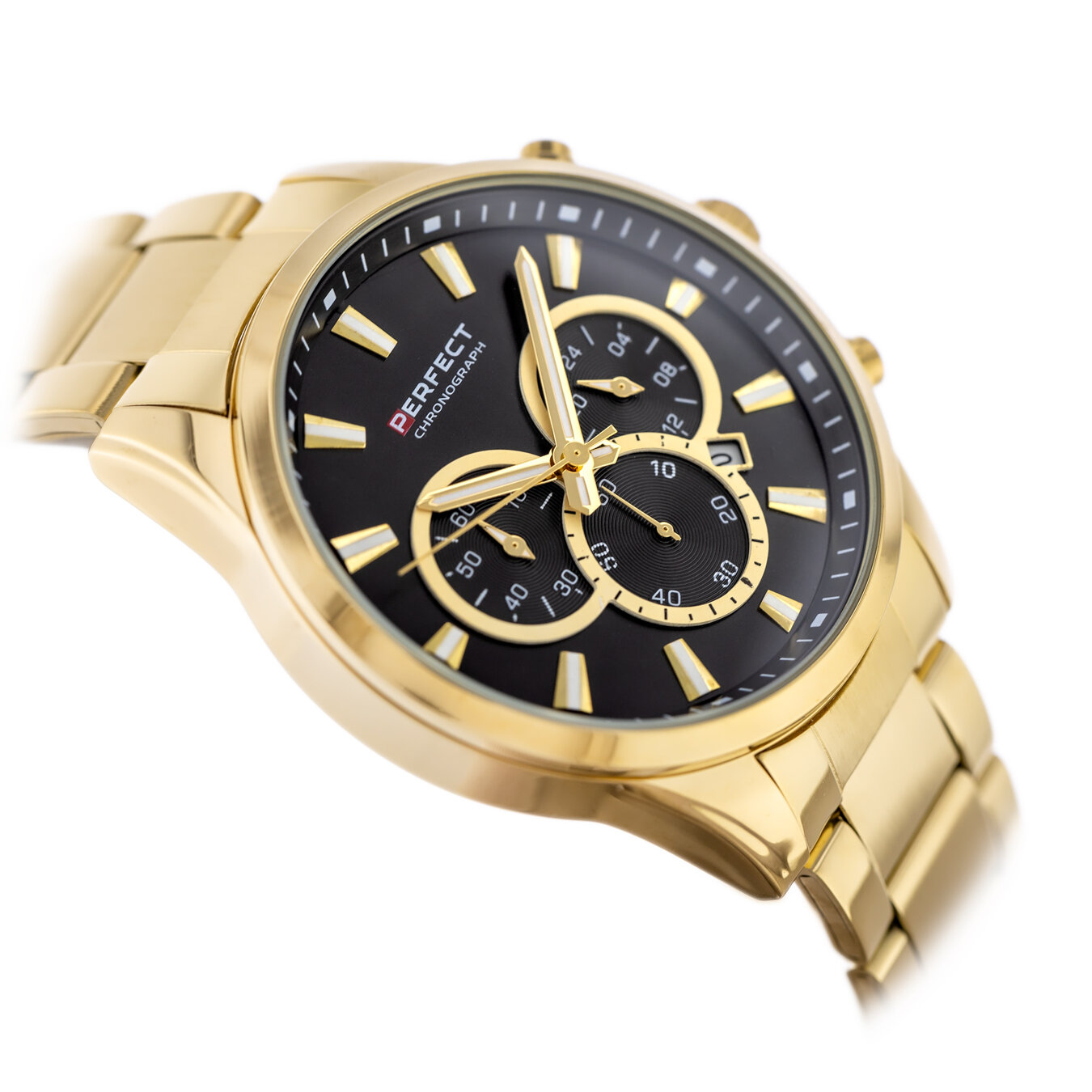 PERFECT MALE WATCH M510CH-02 - CHRONOGRAPH (zp386b) + BOX