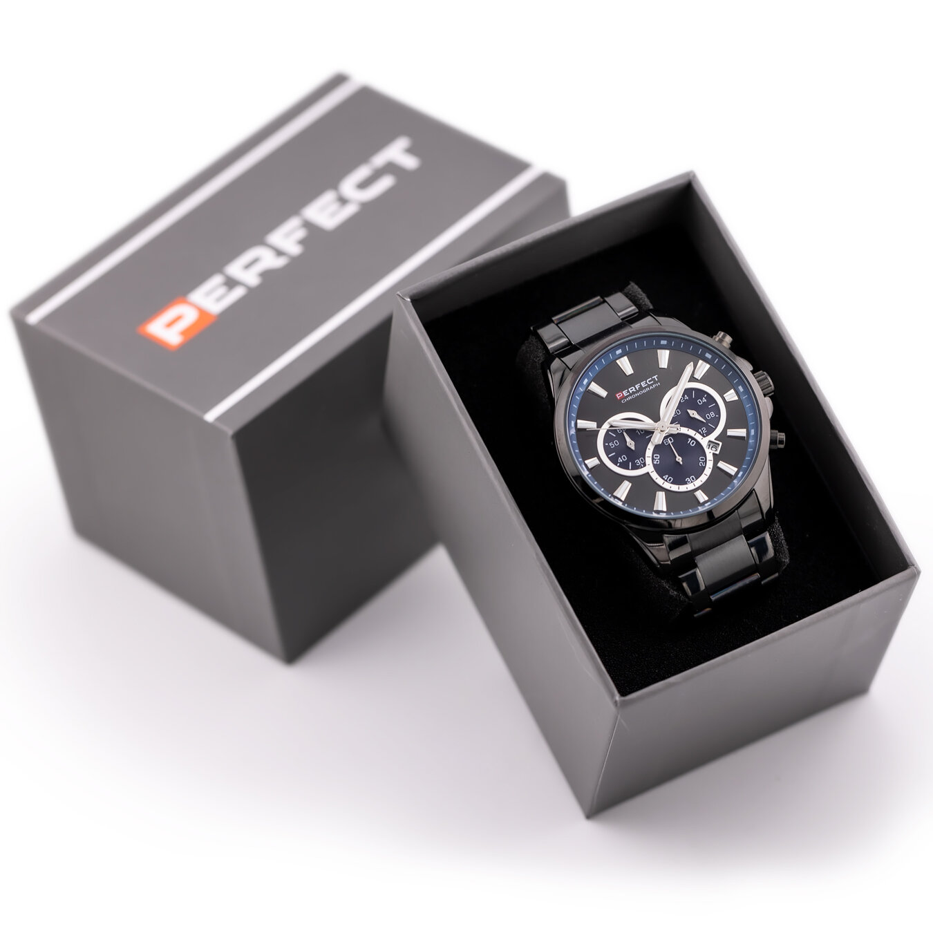 PERFECT MALE WATCH M510CH-03 - CHRONOGRAPH (zp386c) + BOX