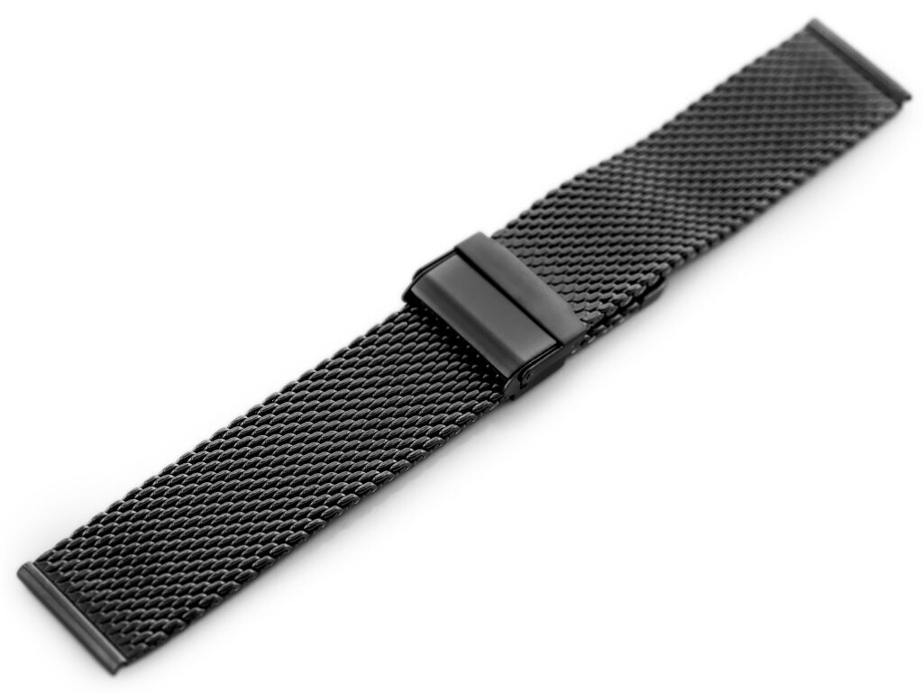 Pacific 10 bracelet - HQ mesh - black 24mm