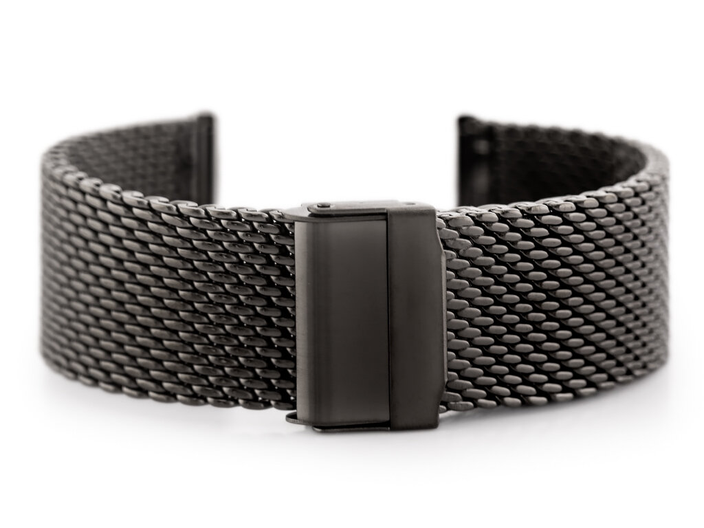 Pacific 10 bracelet - HQ mesh - graphite matte 20mm