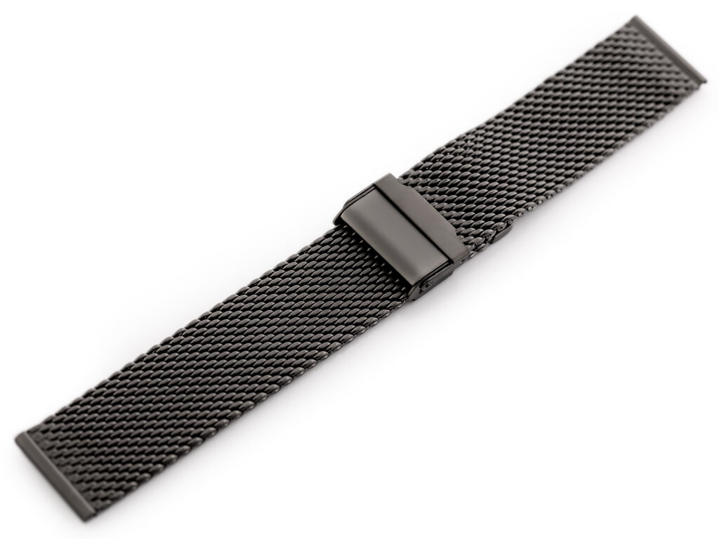 Pacific 10 bracelet - HQ mesh - graphite matte 24mm