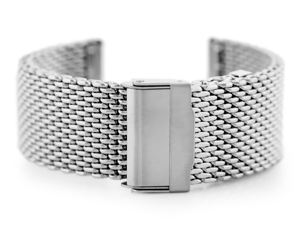 Pacific 12 bracelet - HQ mesh - silver 24mm