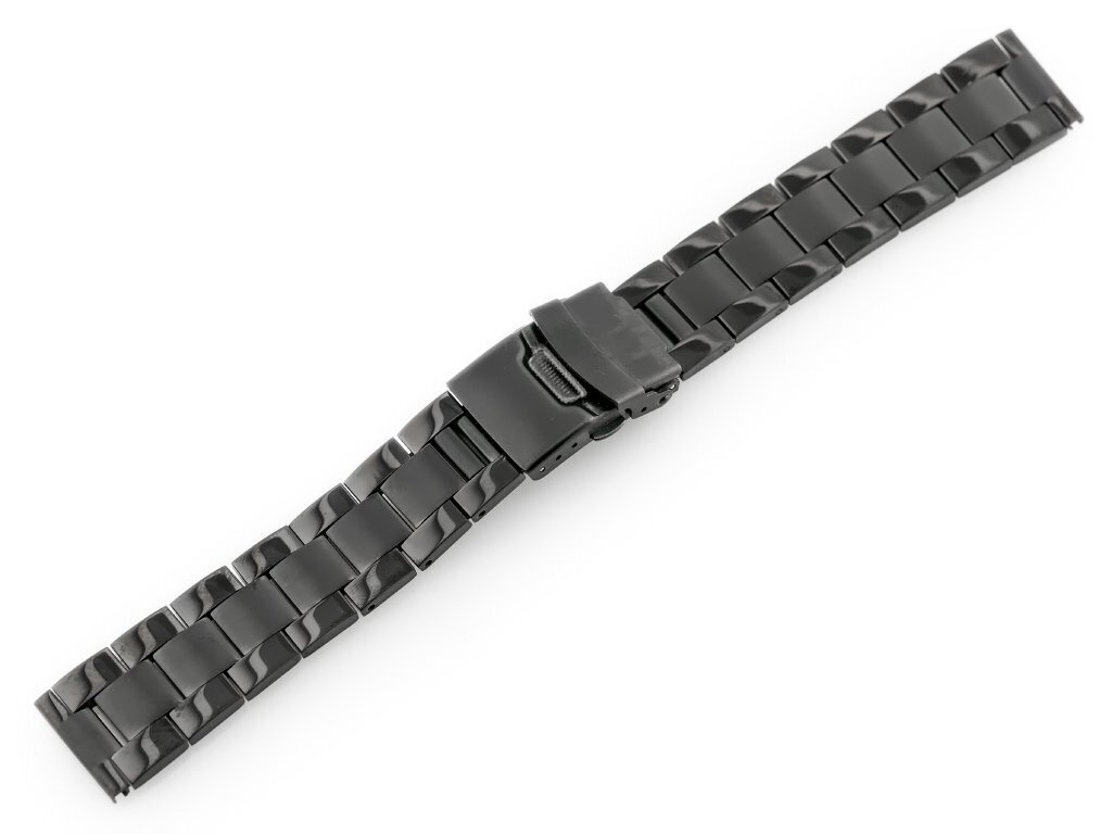 Pacific M1 Bracelet - Solid Steel - Black 20mm