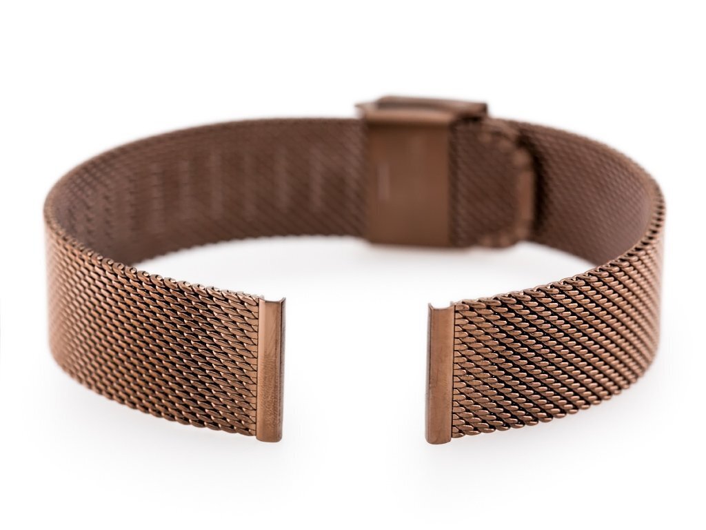 Pacific M6 bracelet - HQ mesh - brown 12mm