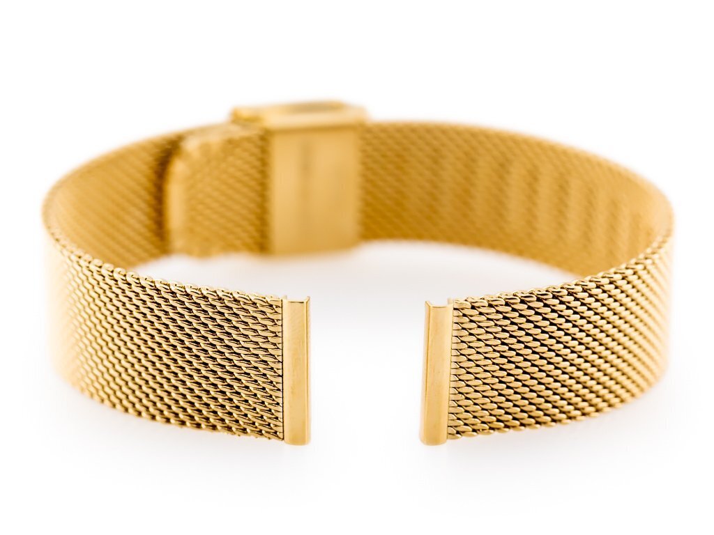 Pacific M6 bracelet - HQ mesh - gold 12mm