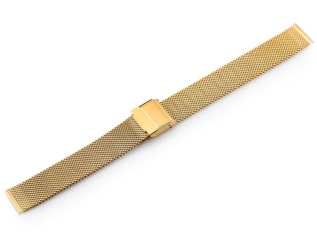 Pacific M6 bracelet - HQ mesh - gold 12mm