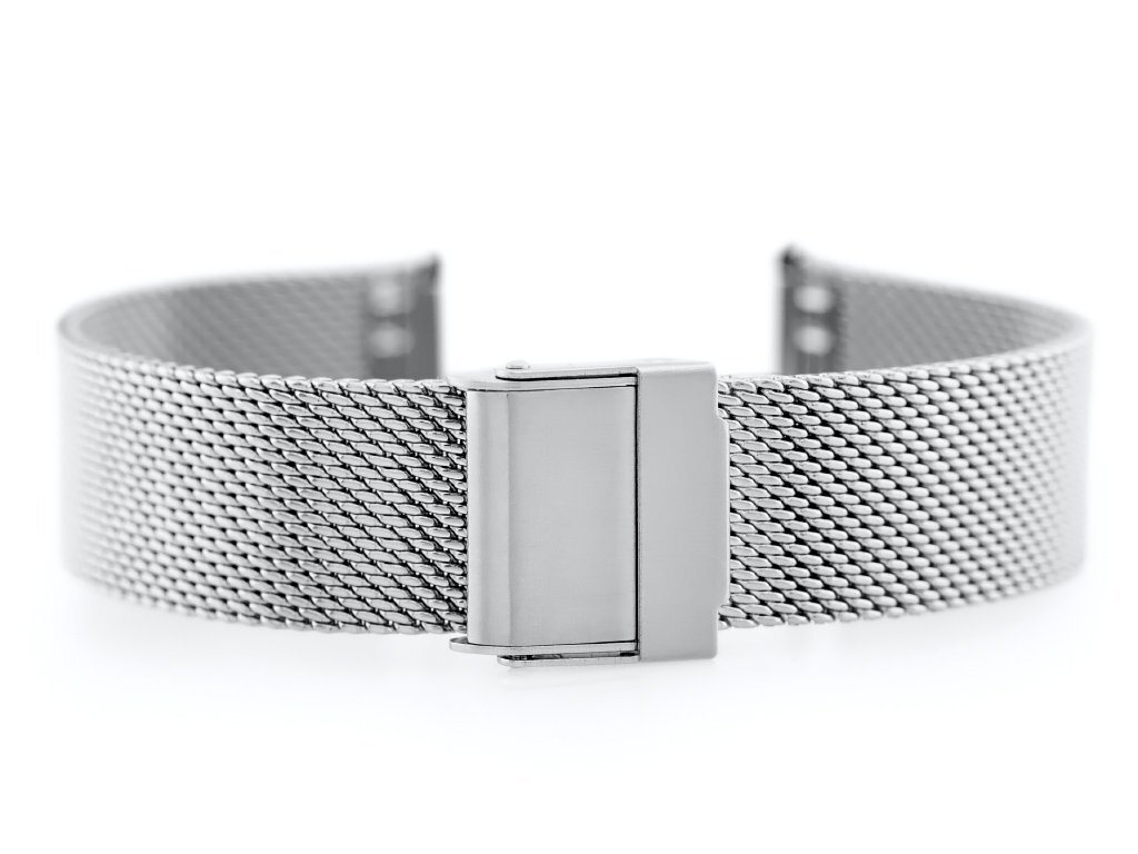 Pacific M6 bracelet - HQ mesh - silver 12mm