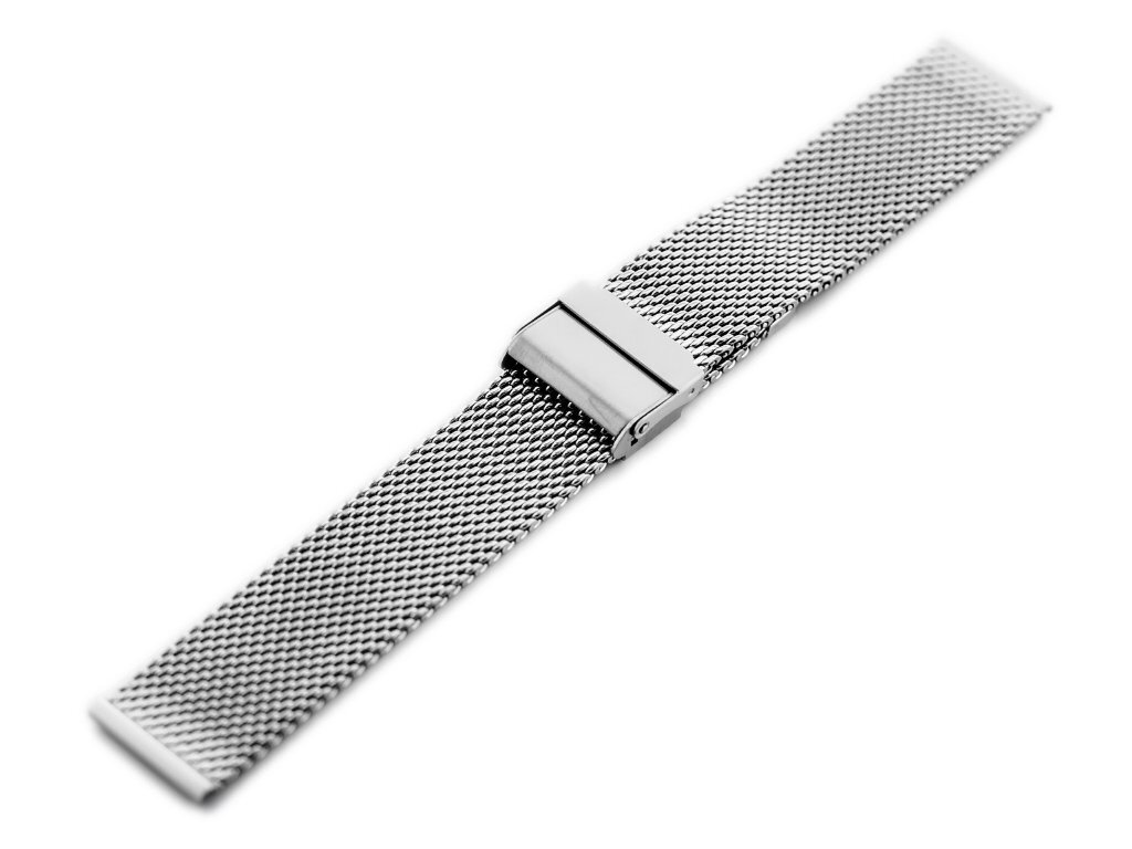 Pacific M8 bracelet - HQ mesh - 20mm silver