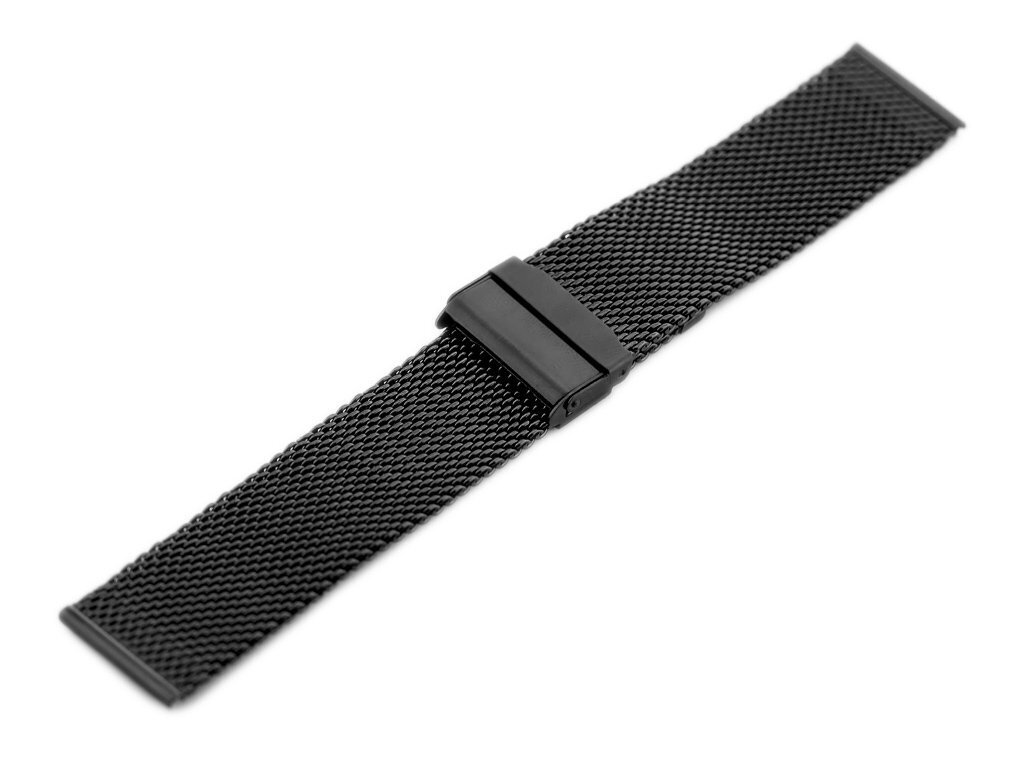 Pacific M8 bracelet - HQ mesh - black 22mm