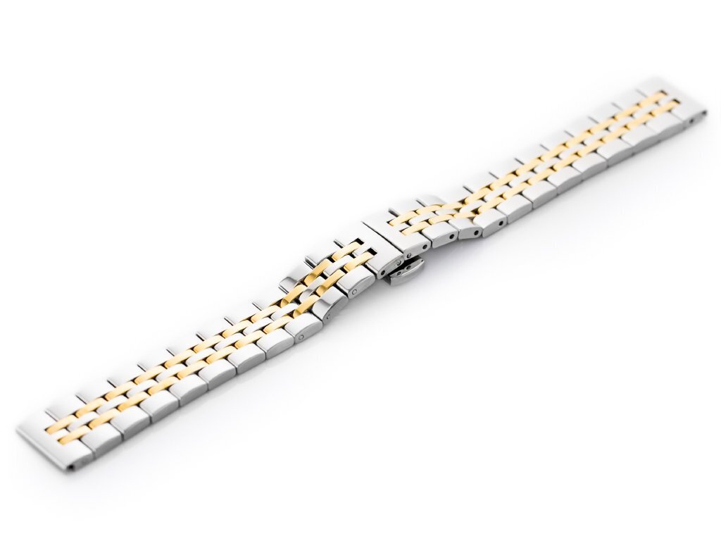 Pacific Model 4 bracelet - silver and gold 16mm