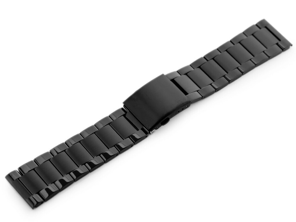 Pacific Model 9 solid bracelet - black 24mm