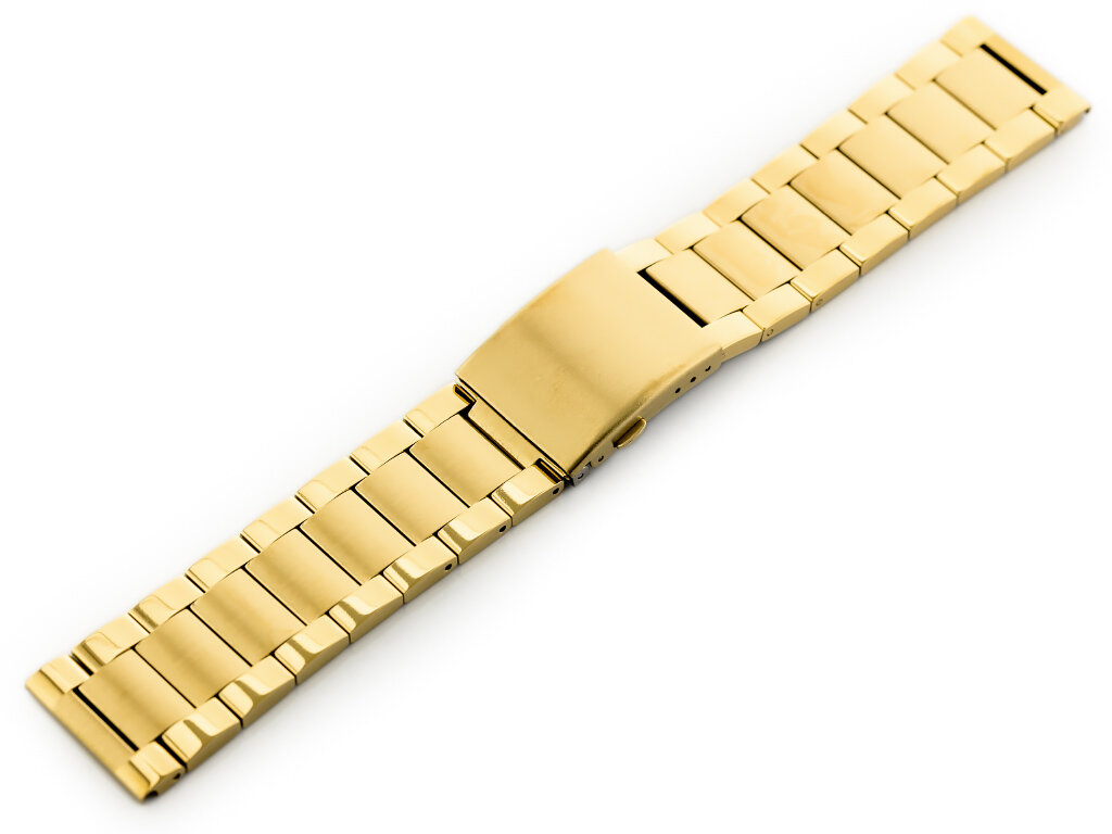 Pacific Model 9 solid gold 28mm bracelet