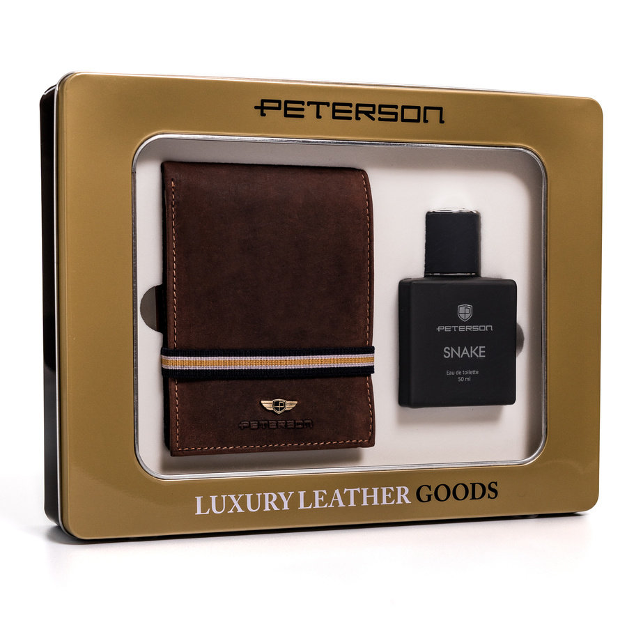 Peterson leather wallet+toilet water PTN ZM44