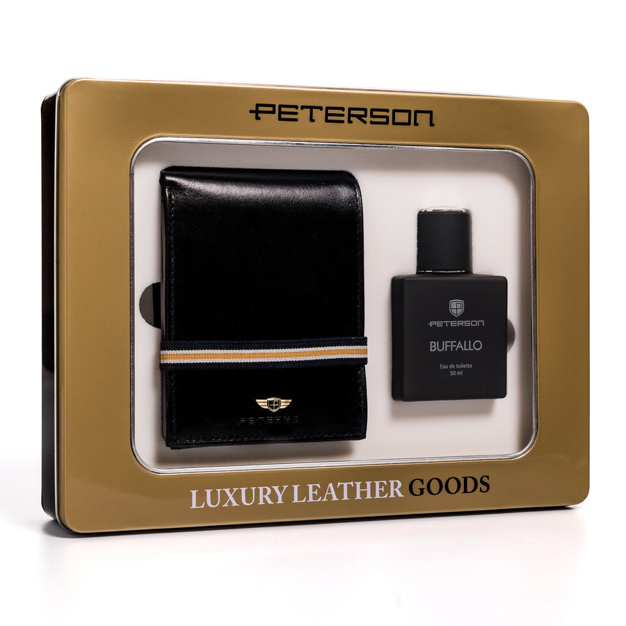 Peterson leather wallet+toilet water PTN ZM44