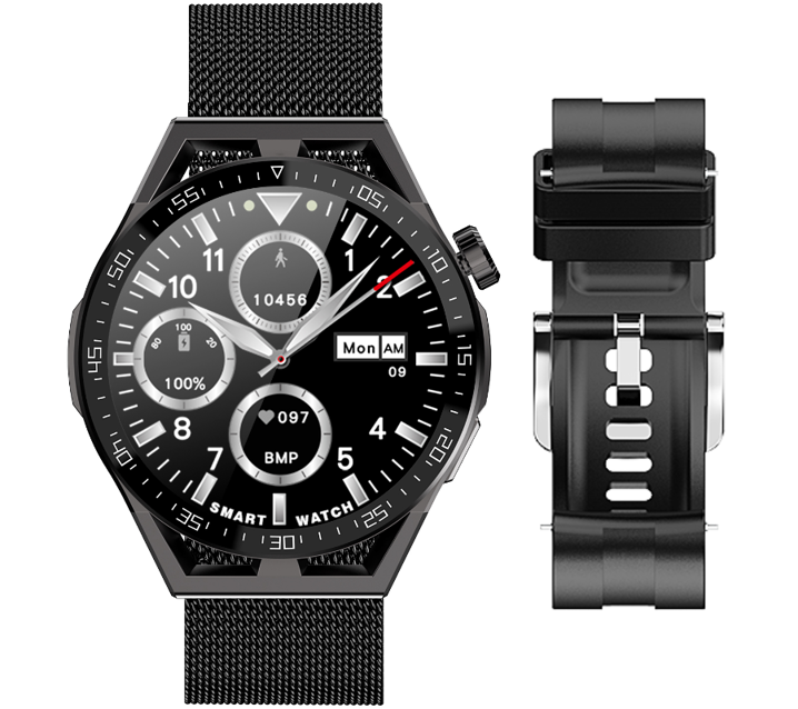 Rubicon RNCE88 MEN'S SMARTWATCH - MAKE CALLS, OWN TARGETS (sr033c)