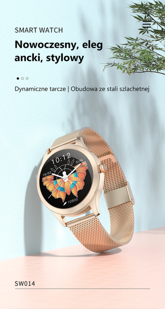 SMARTWATCH DAMSKI G. Rossi SW014-2 rosegold (sg009b)