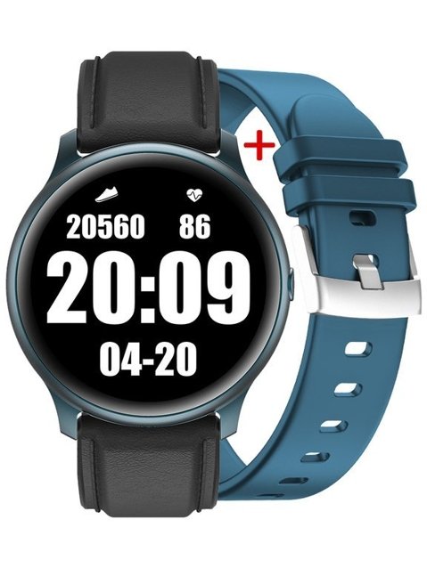 SMARTWATCH MĘSKI G. Rossi G.RSWSF1-6F1-1 blue/black + dodatkowy PASEK (sg003d)