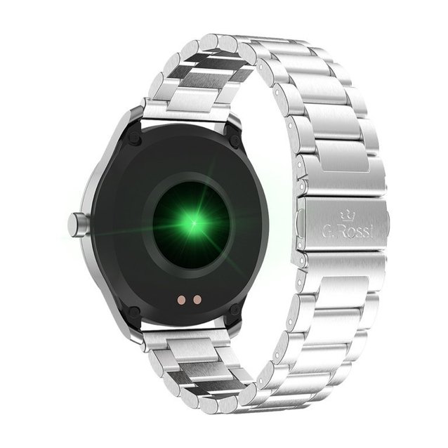 SMARTWATCH MĘSKI G. Rossi SW012-3 silver/gray + dodatkowa BRANSOLETA (sg007c)