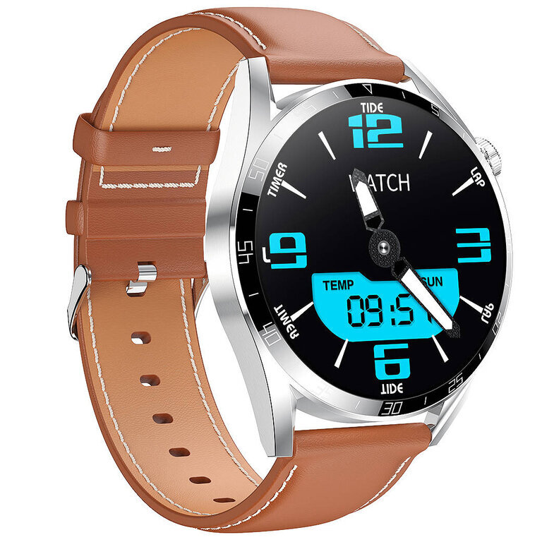 SMARTWATCH MĘSKI PACIFIC 42-03 - ROZMOWY BLUETOOTH, ASYSTENT GŁOSOWY (sy035c)