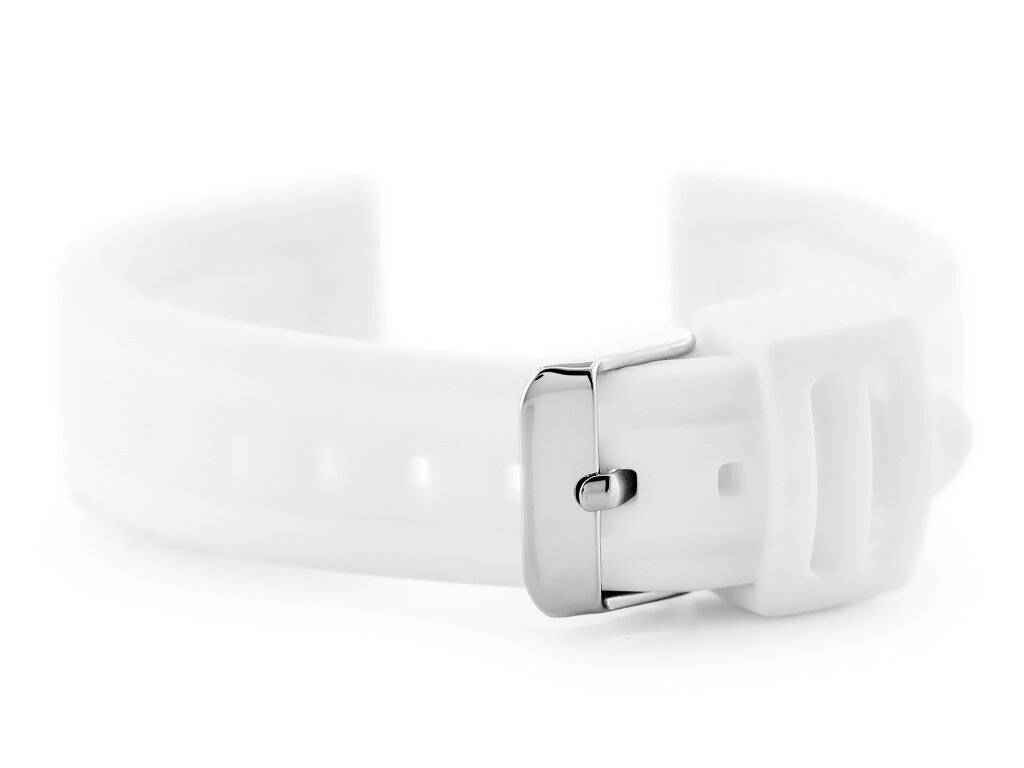 U09 rubber watch strap - white - 26mm