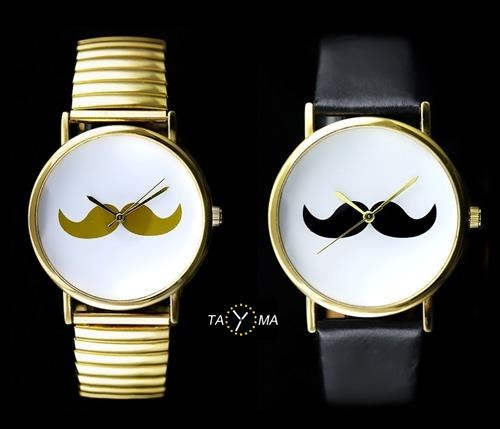 WOMEN'S MUSTACHE WATCH - mustache - asox (zx548)