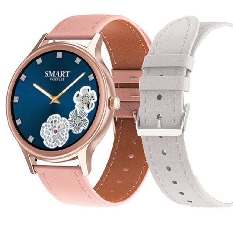 WOMEN'S SMARTWATCH PACIFIC 18-6 - TWO BANDS: Pink / White (sy015f)