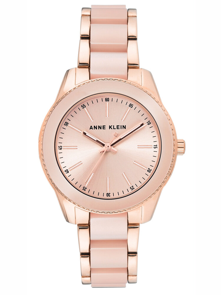 WOMEN'S WATCH Anne Klein Pink-Tone AK-3214LPRG + BOX