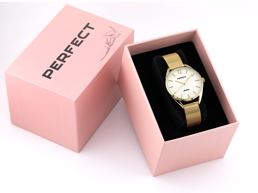 WOMEN'S WATCH gold PERFECT F347 (zp953b) + BOX