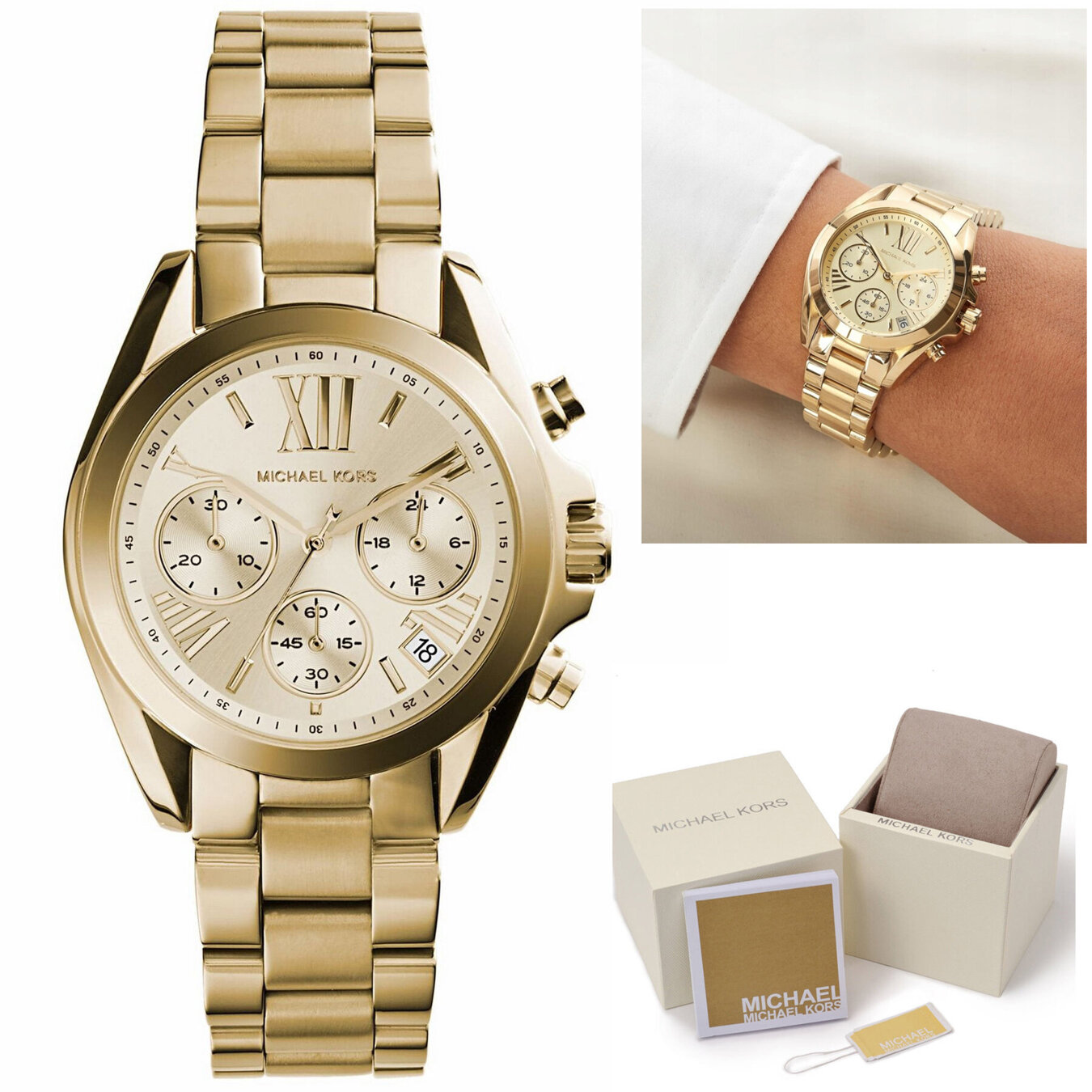 ZEGAREK DAMSKI MICHAEL KORS MK5798 - BRADSHAW (zm503a) + BOX