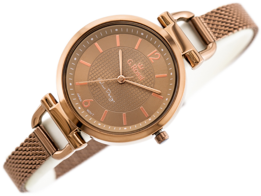 ZEGAREK G. ROSSI - LESTI - 3652B (zg772g) - copper + BOX