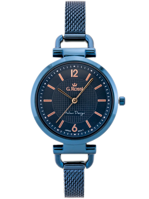 ZEGAREK G. ROSSI - LESTI - 3652B (zg772h) - blue + BOX