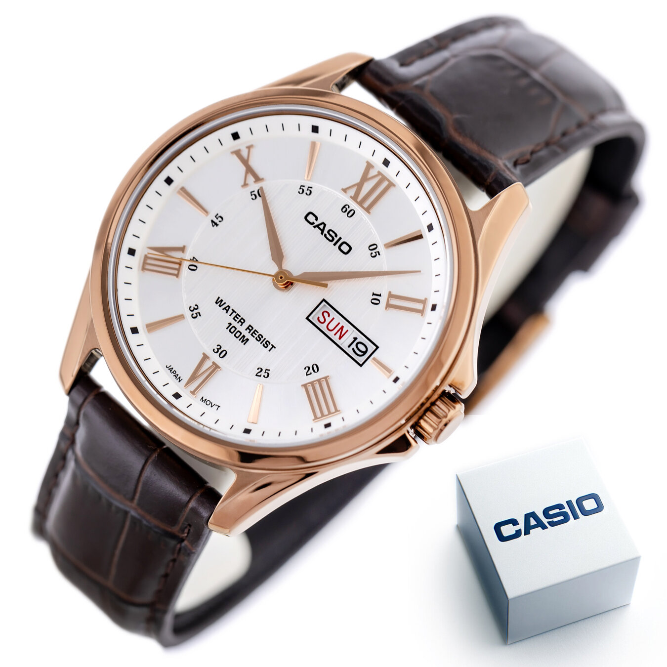 ZEGAREK MĘSKI CASIO MTP  40mm MTP-1384L-7A + BOX