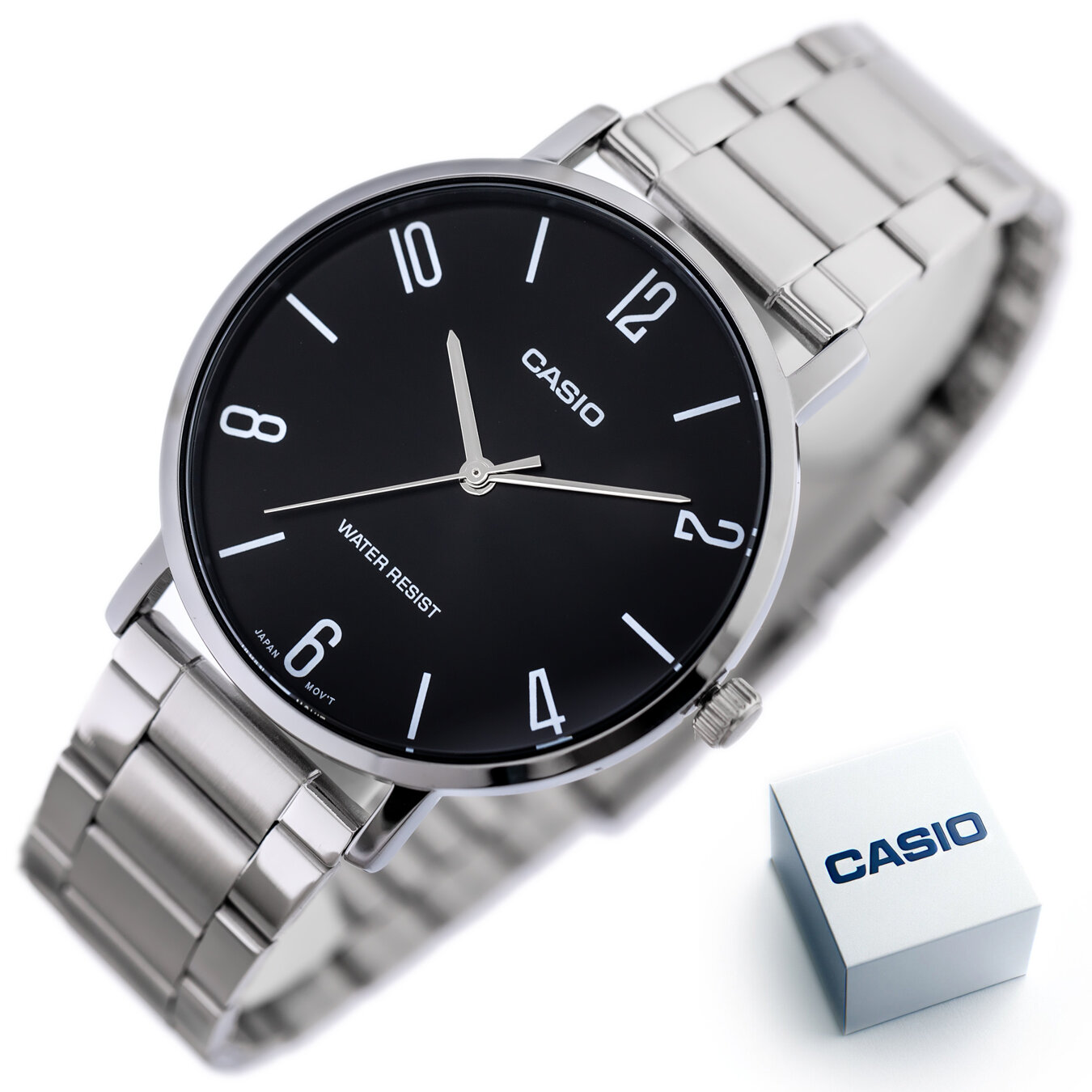 ZEGAREK MĘSKI CASIO  MTP-VT01D-1B2 (zd165i) + BOX