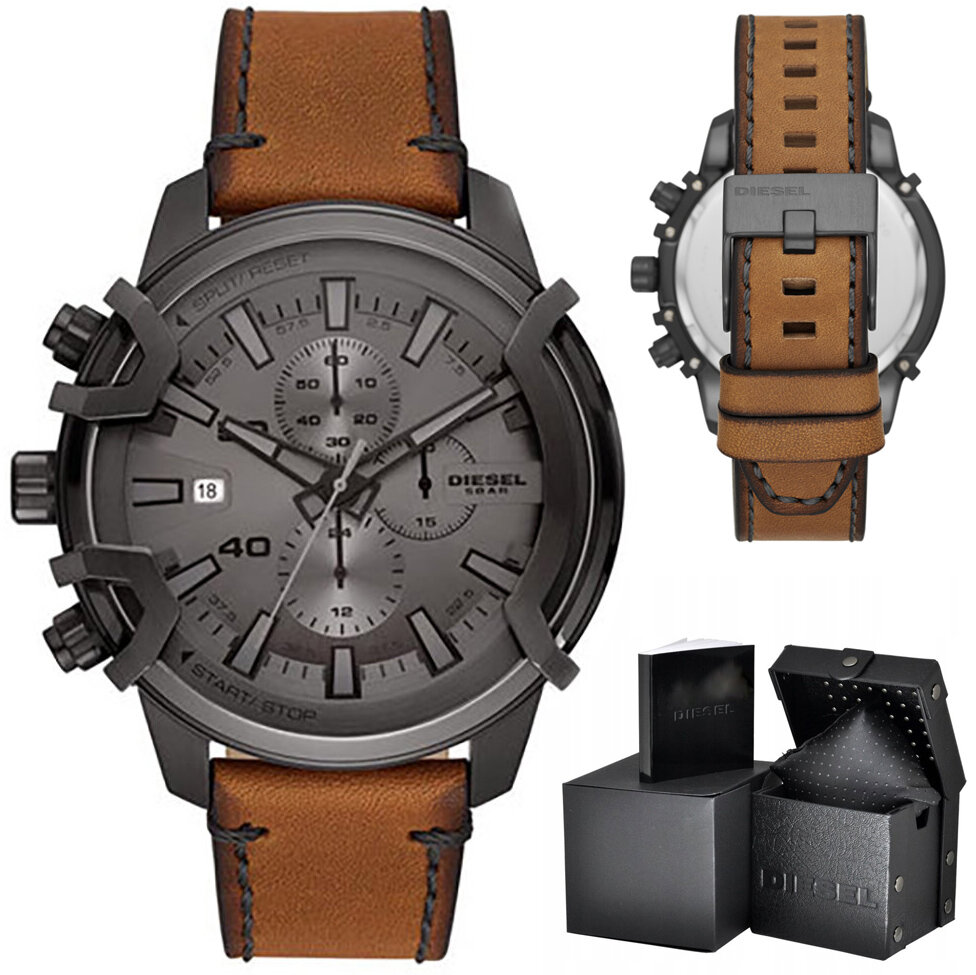 ZEGAREK MĘSKI DIESEL Griffed Chronograph DZ4569  + BOX