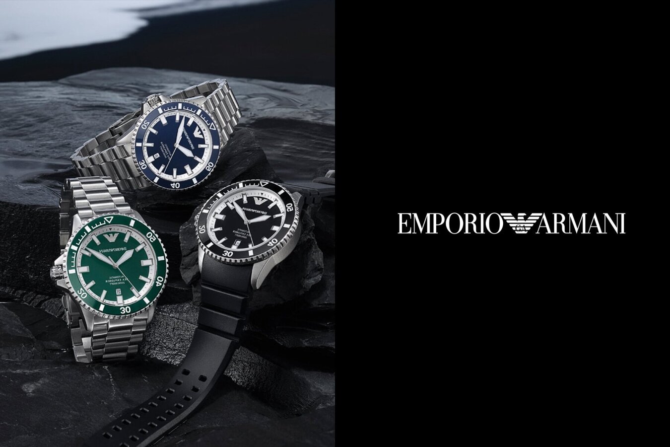 ZEGAREK MĘSKI EMPORIO ARMANI AR60080 Sea Explorer AUTOMATIC (zi110b) + BOX