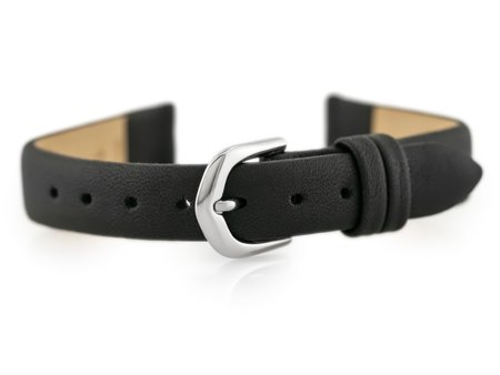 BISSET BS-105 leather watch strap - 12mm