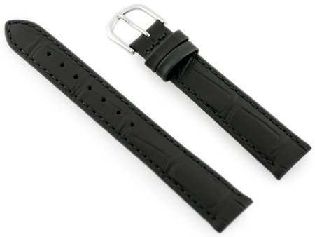 BISSET BS-111 leather watch strap - 16mm