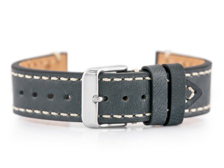 BISSET BS-139 leather watch strap - 20mm