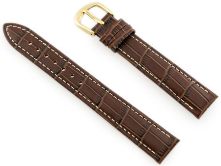 BISSET BS-163 leather watch strap - 16mm