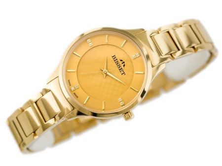 BISSET BSBE45 WOMEN'S WATCH - gold (zb551d)