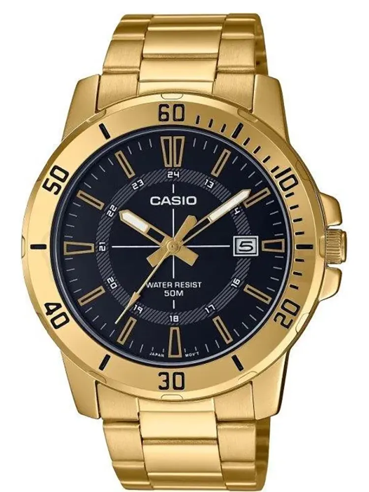 CASIO MALE WATCH MTP-VD01G-1CVUDF (zd185d) + BOX