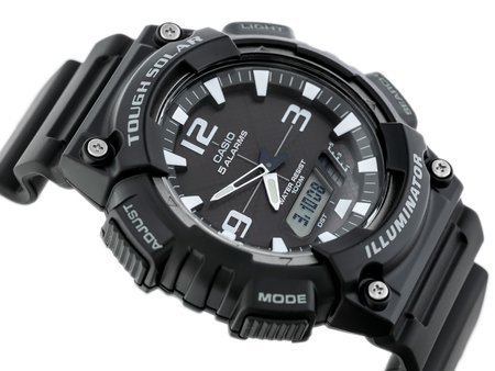 CASIO MEN'S WATCH AQ-S810W 1AV (zd044h) - SOLAR POWERED + BOX