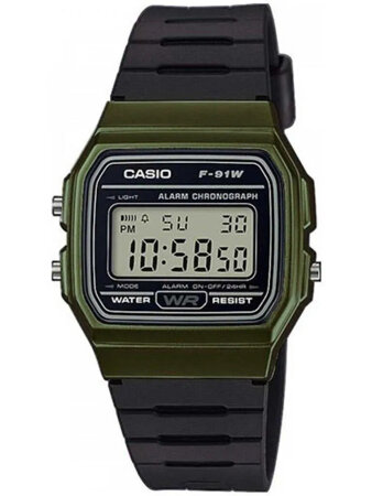 CASIO MEN'S WATCH F-91WM-3AER (zd102f) + BOX