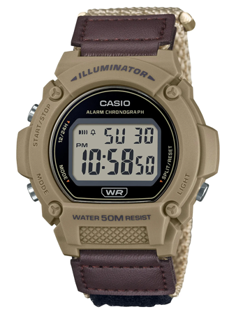 CASIO MEN'S WATCH W-219HB-5A + BOX