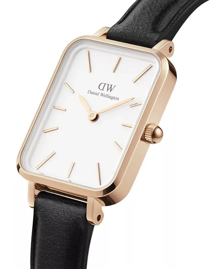 DANIEL WELLINGTON WOMEN'S WATCH DW00100434 - Quadro Pressed Sheffield Gold 32mm + BOX