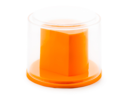 Gift box for watch - plastic orange