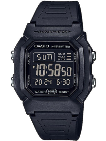 MEN'S WATCH CASIO W-800H-1BVES CLASSIC + BOX