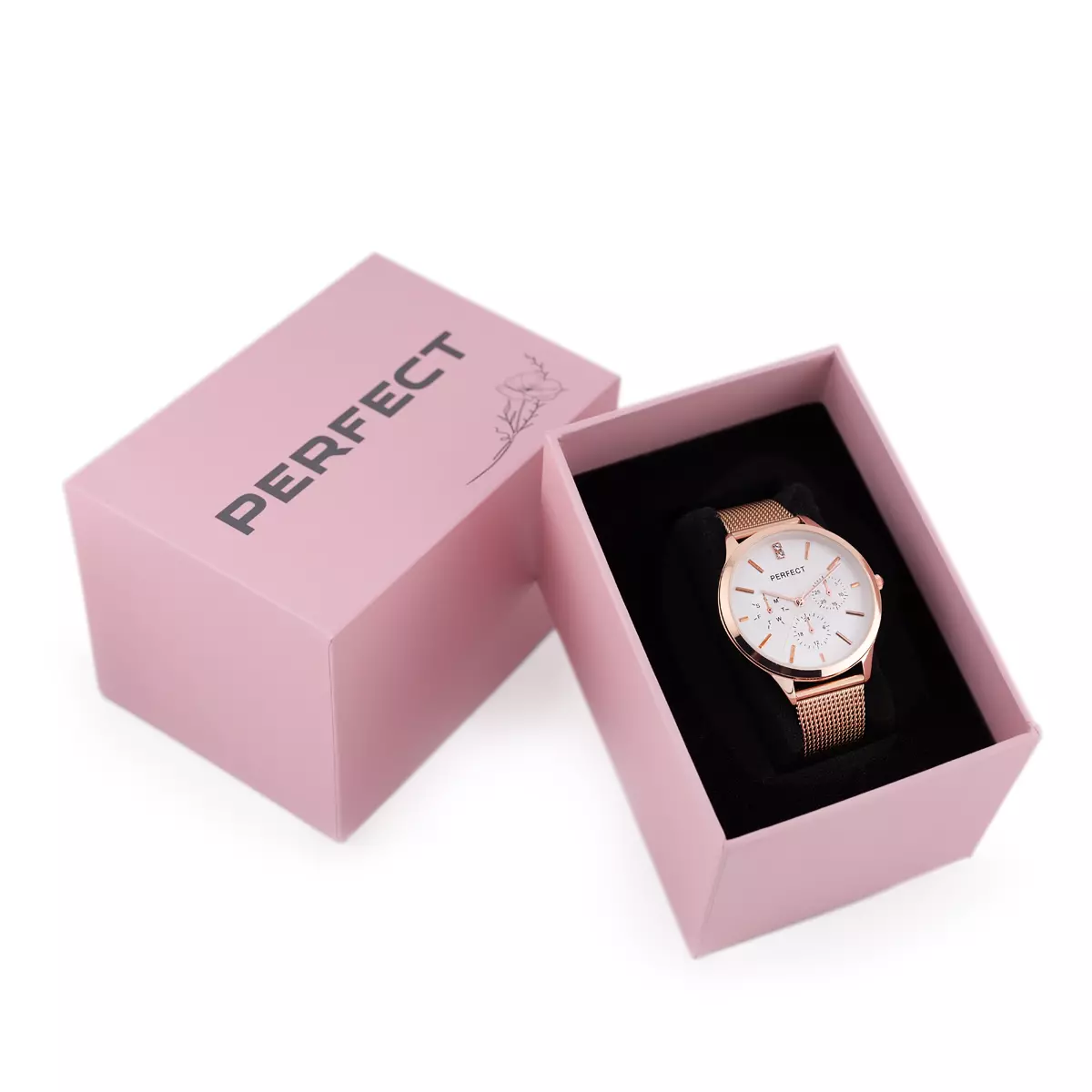 PERFECT F372-05 WOMEN'S WATCH (zp521c) + BOX